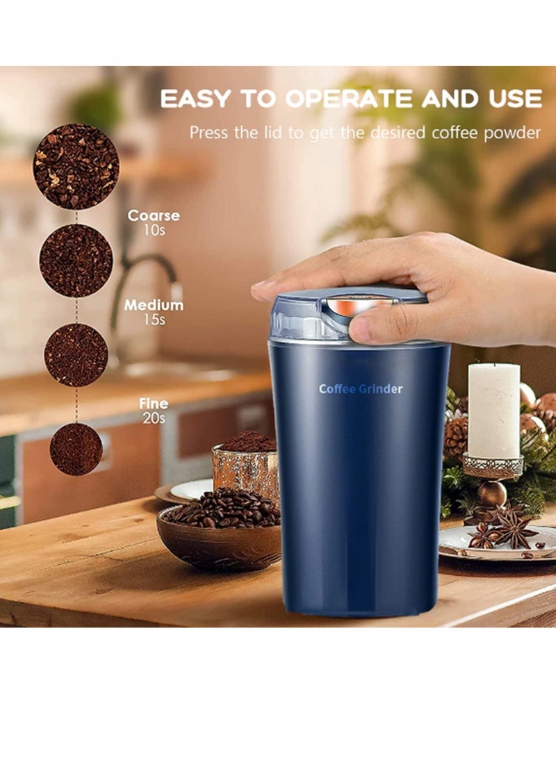 ELTRAZONE Electric Kitchen Grinder Mixer - Electric Coffee Grinders for Spices, Seeds, Herbs, and Coffee Beans, Spice Blender and Espresso Grinder,  - Image 2