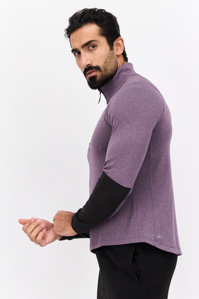 PUMA ملابس رياضية للرجال، سترة تدريب، بنفسجي - Image 2