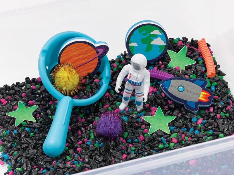 Creativity for Kids Sensory Bin: Outer Space Toys - Preschool and Toddler Sensory Toys, Kids Gifts for Boys and Girls (Ages 3+) - Image 4