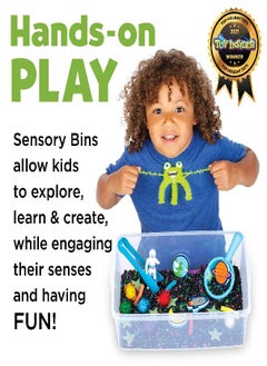 Creativity for Kids Creativity for Kids Sensory Bin: Outer Space - Preschool and Toddler Sensory Toys, Fine Motor Skills Toys and Sensory Activities for Kids Ages 3+  - Image 1