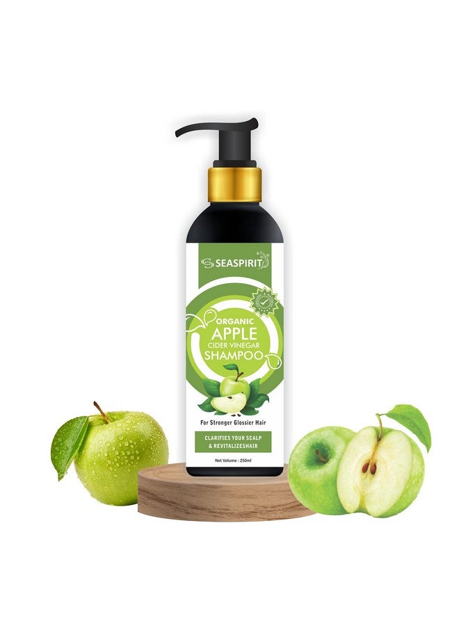 Seaspirit Skin Science Apple Cider Vinegar Shampoo - Restores Shine & Smoothness - No Parabens, Sulphates & Silicones - 250Ml - Image 1
