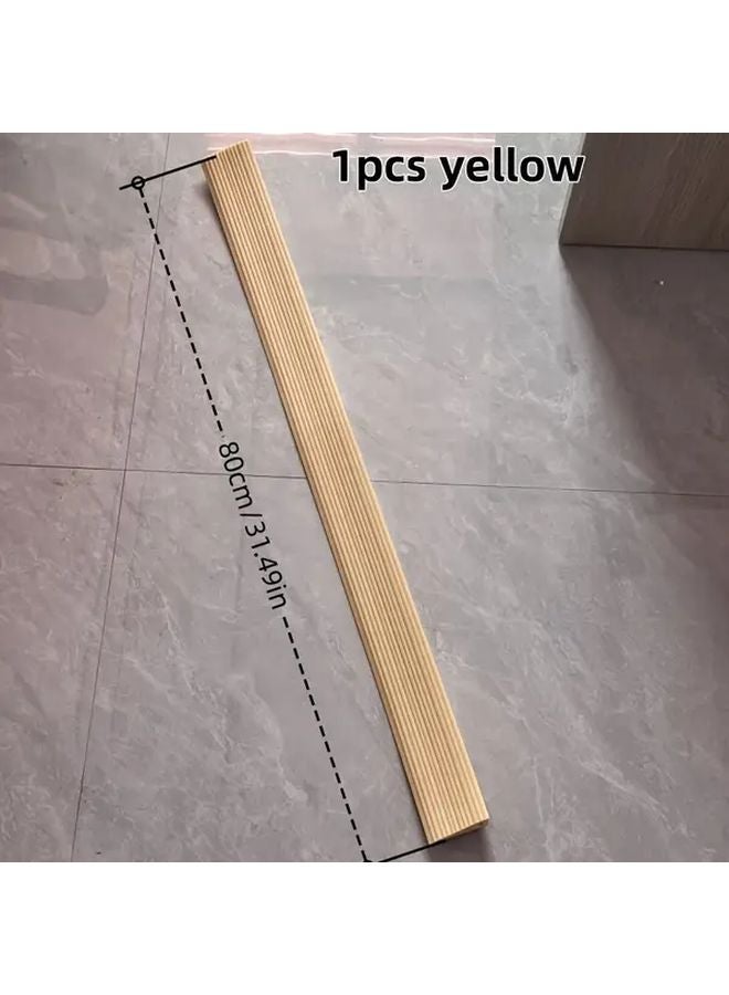 31.5 Inch Black Rubber Ramp Non Skid Surface for Wheelchairs Strollers Carts - Image 4