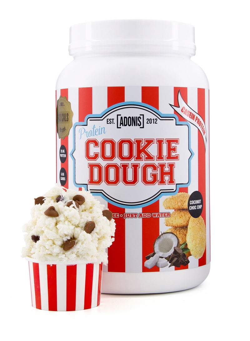 Adonis Protein Cookie Dough - Coconut Choc Chip - (1 kg) - Image 1