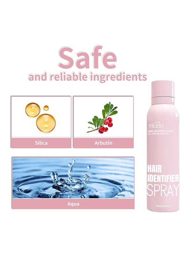 YILEST Hair Identifier Spray for Face Shaving, Hair Identify Dermaplaning Spray with 4 Razors for All Skin and Hair Type, Moisturizing Face Hair Identifier Spray  - Image 4