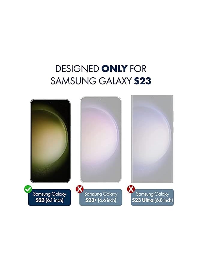 LK [2+2 Pack] Compatible with Samsung Galaxy S23 5G 6.1 Inch Screen Protector and Camera Lens Protector  - Image 3