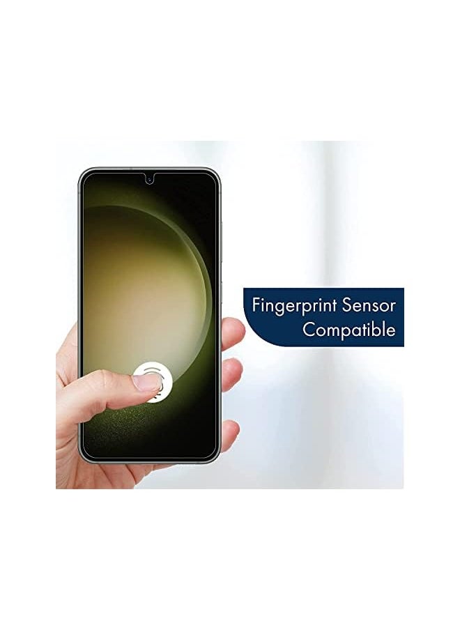 LK [2+2 Pack] Compatible with Samsung Galaxy S23 5G 6.1 Inch Screen Protector and Camera Lens Protector  - Image 4
