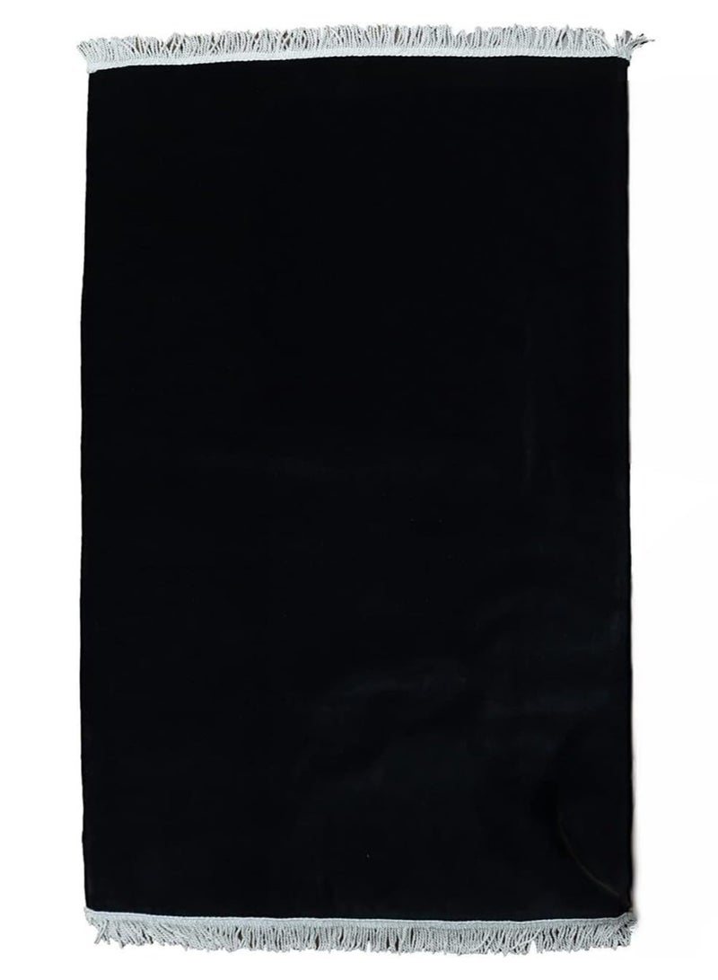 سندس سجادة صلاة ذهبية  تصميم أنيق وفخم بحجم كبير ومريح مغطاة بقماش ناعم ومحكم من أجود أنواع القطن. - Image 2