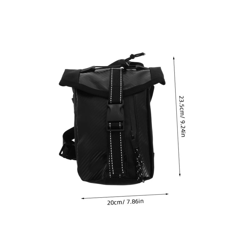 Valiclud Motorcycle Thigh Bag Waist Drop Leg Bag For Men And Women Biking Hiking Outdoor Use Multi Functional Durable 23L Black - Image 3