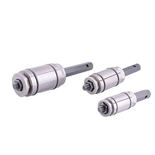 Luckmart Modified 1.125" to 3.5" Tail Muffler Exhaust Pipe Universal Expander Repair Tool Set Kit 3PCS - Image 3