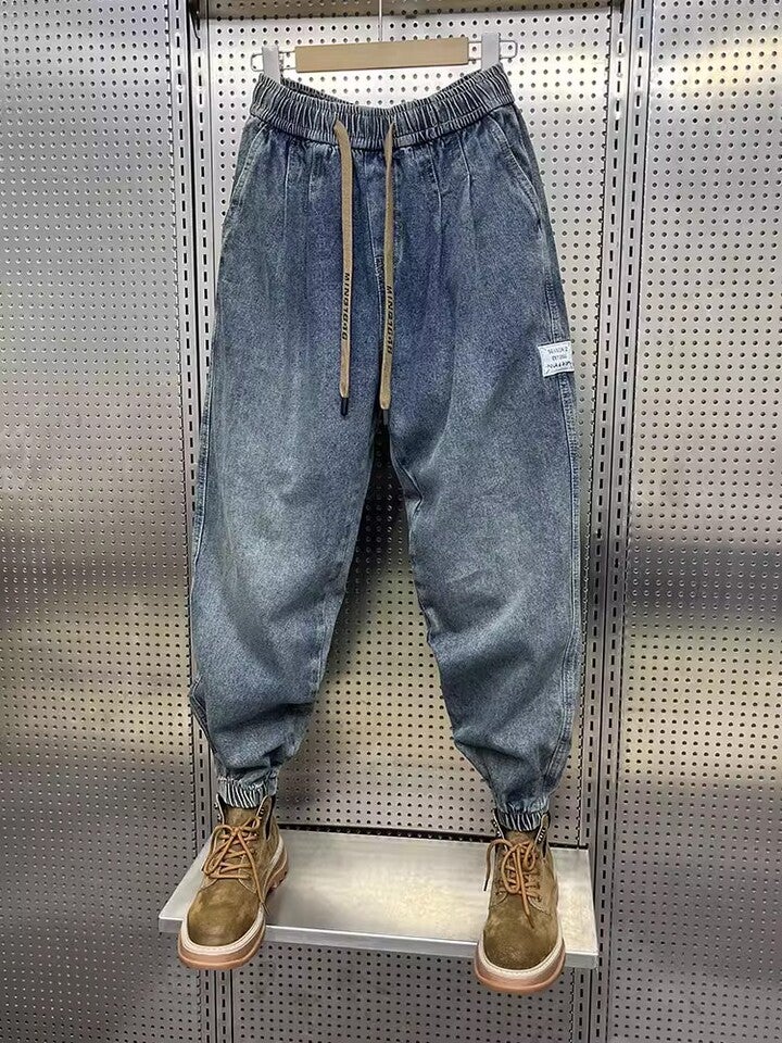 Unisex Classic Denim Jeans Loose Fit Daily Outdoor Wear - Image 4