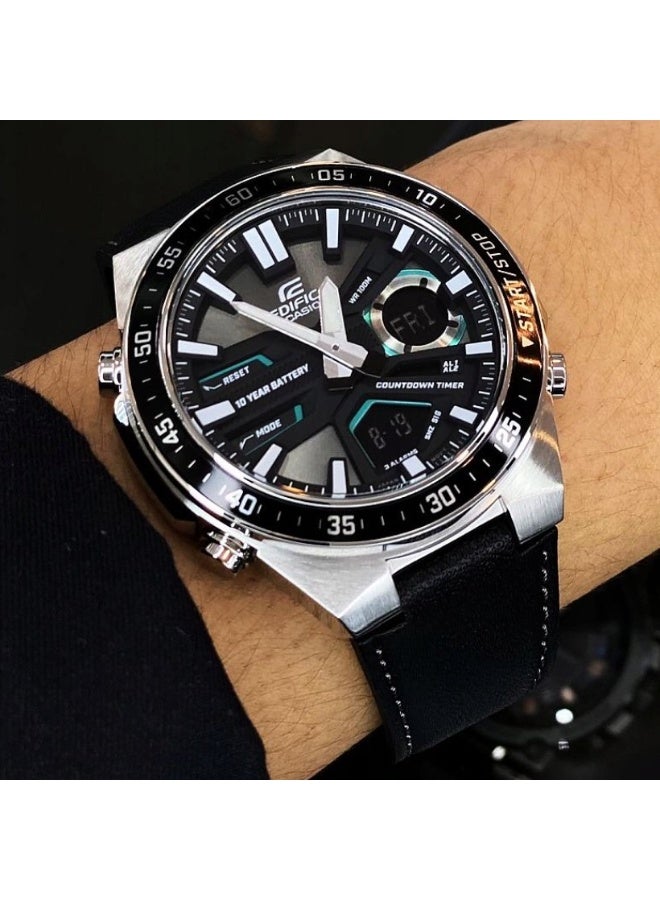 Casio Edifice Dual Time Watch EFV-C110L-1AVDF - Image 2