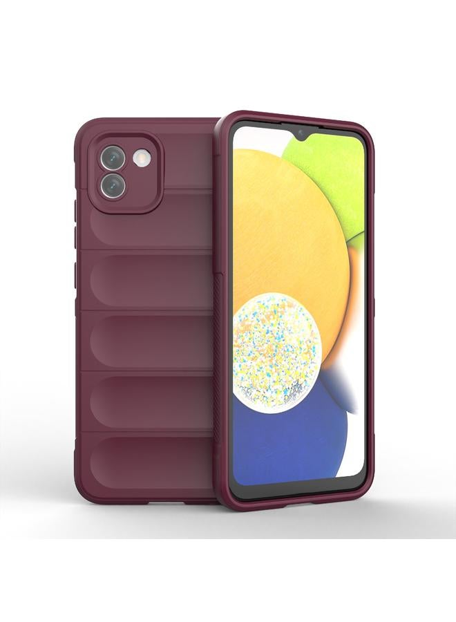 اس-توب جراب لهاتف Samsung Galaxy A03 Global Magic Shield TPU + جراب هاتف من الفلانيل - Image 1