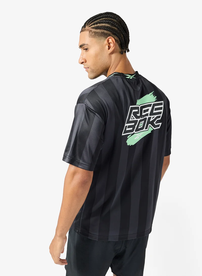 Reebok  Footy Graphic T-Shirt for Men | Best Price UAE