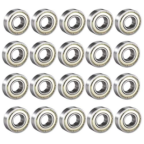 Donepart 684ZZ Small Bearings 4mm x 9mm x 4mm Double Shielded and Pre-Lubricated Deep Groove Ball Bearing (20 Pcs) - Image 1