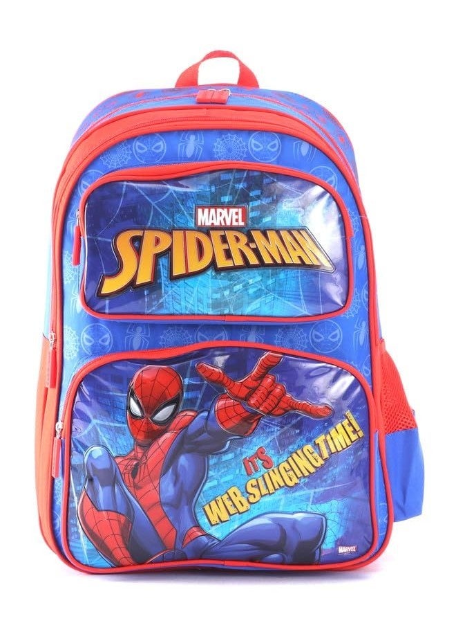 STRIDERS 18 Inches Spiderman School Bag Inspire Learning With Spider-Man's Style Age 8 Yr And 8 Yr Plus (Multicolor) - Image 1