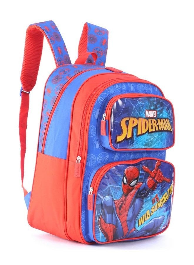 STRIDERS 18 Inches Spiderman School Bag Inspire Learning With Spider-Man's Style Age 8 Yr And 8 Yr Plus (Multicolor) - Image 2