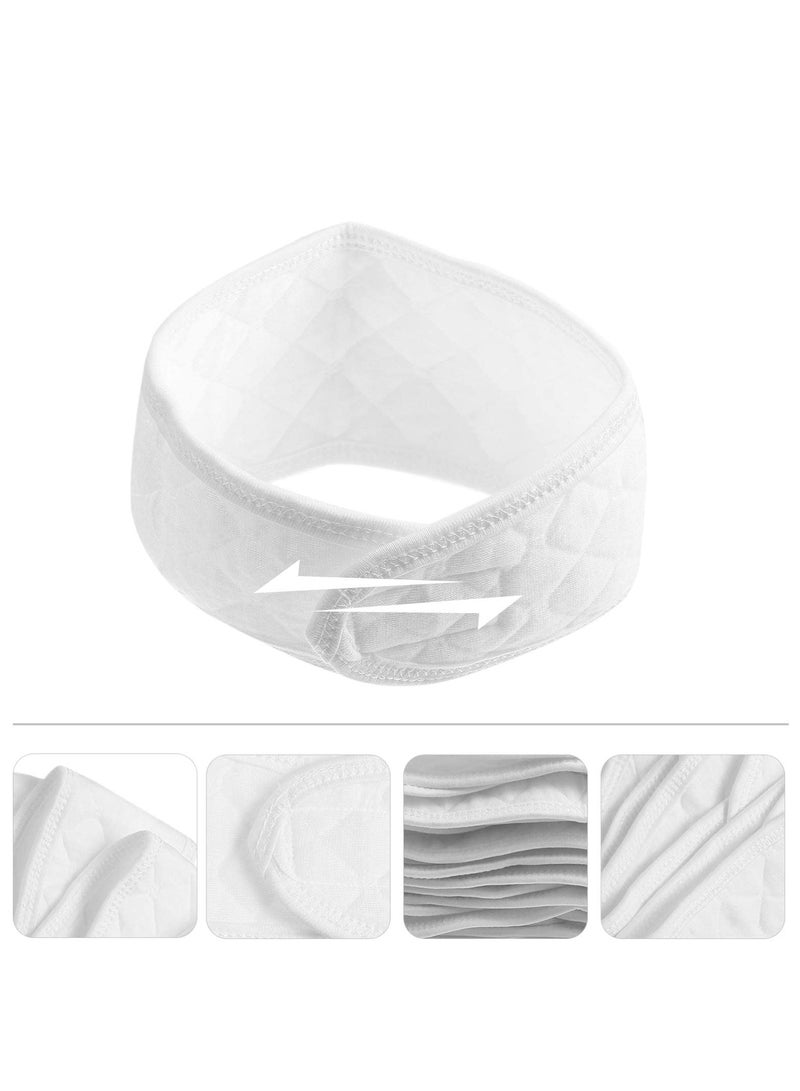 KASTWAVE حبل سري للأطفال بحزام بطن من القطن مناسب للأطفال حديثي الولادة 10 قطع (أبيض) - Image 2