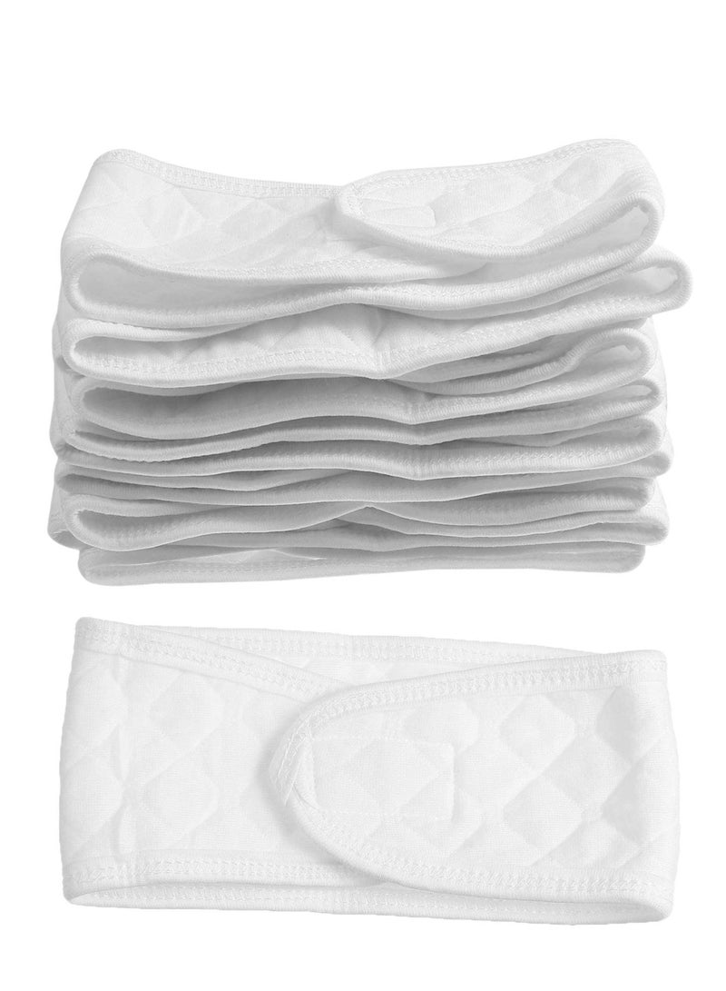 KASTWAVE حبل سري للأطفال بحزام بطن من القطن مناسب للأطفال حديثي الولادة 10 قطع (أبيض) - Image 1