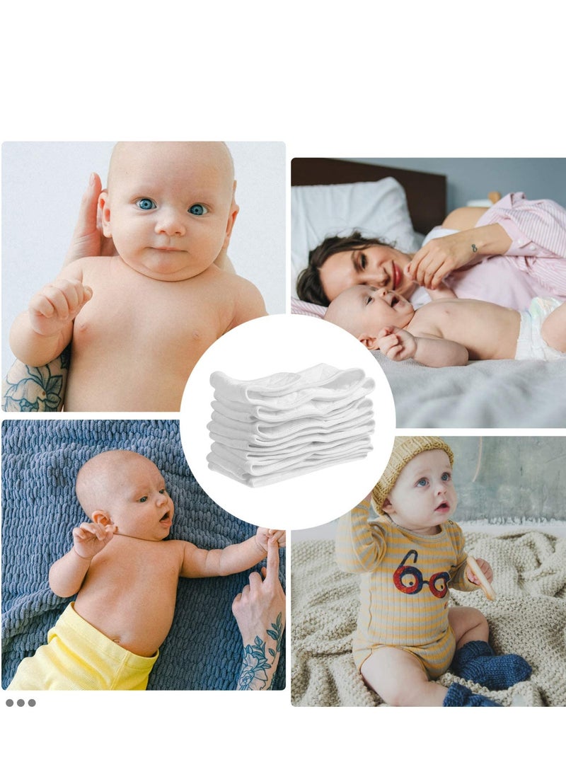 KASTWAVE حبل سري للأطفال بحزام بطن من القطن مناسب للأطفال حديثي الولادة 10 قطع (أبيض) - Image 5