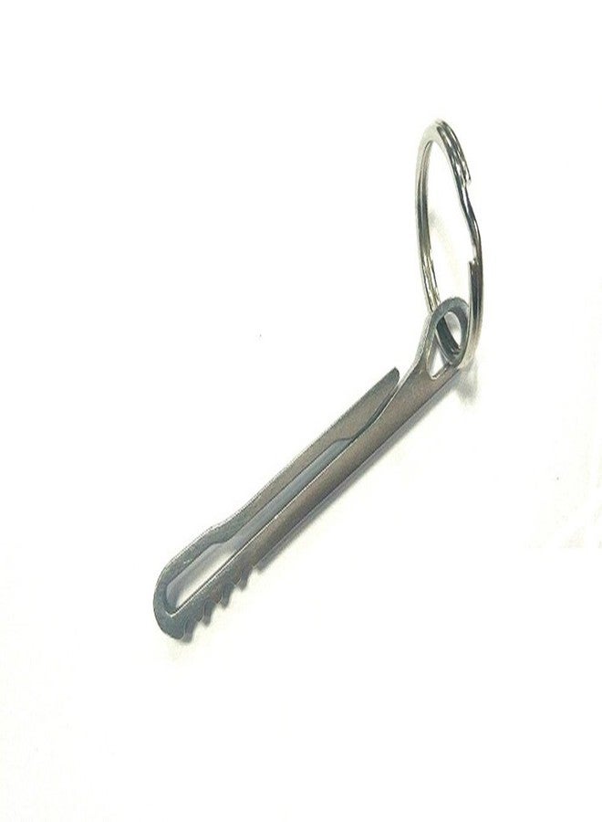 EKLOEN 2 PCS Stainless Steel Hanging Buckle Keychain,Portable EDC Quickdraw Key Ring Tool - Image 5