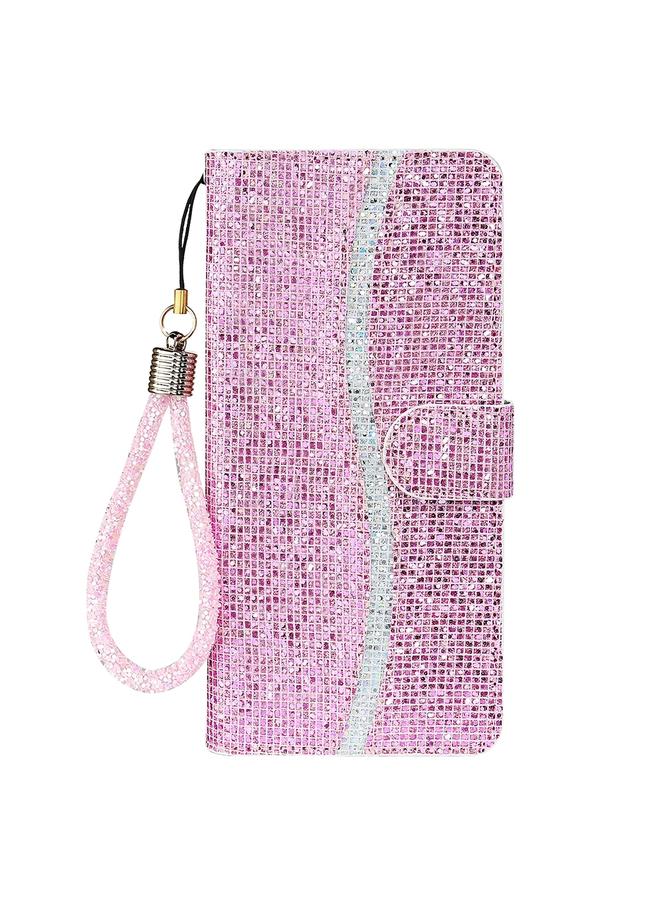 S-TOP Case For iPhone 16 Glitter Powder Filp Leather Phone Case - Image 2