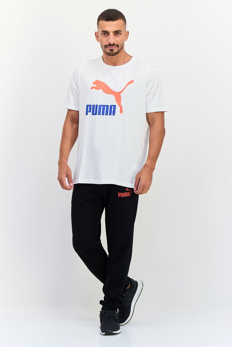 PUMA تي شيرت رياضي للرجال بأكمام قصيرة، خارجي، أبيض - Image 4
