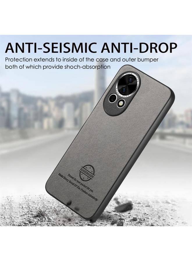 S-TOP Case For Huawei nova 13 Twill Fabric Leather Skin Back Phone Case - Image 4