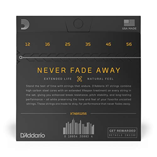 D'Addario XT 80/20 Bronze Acoustic Guitar Strings, Light Top/Medium Bottom, 12-56 - Image 2