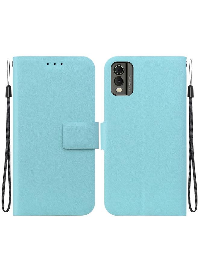 S-TOP Case For Nokia C32 Ultra-thin Voltage Magnetic Buckle Leather Phone Case - Image 1