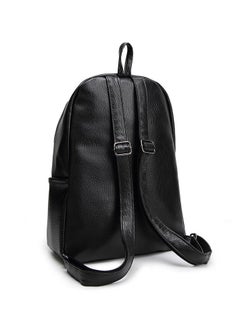 ASIV Leather Zip Backpack Black  - Image 3