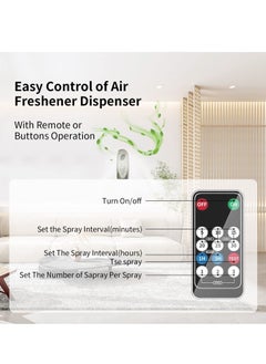 Y&D Versatile Automatic Air Freshener Spray Machine, Free Standing or Wall Mounted Design, Perfect for Bedrooms, Bathrooms, Offices, Airports, Hotels  - Image 5