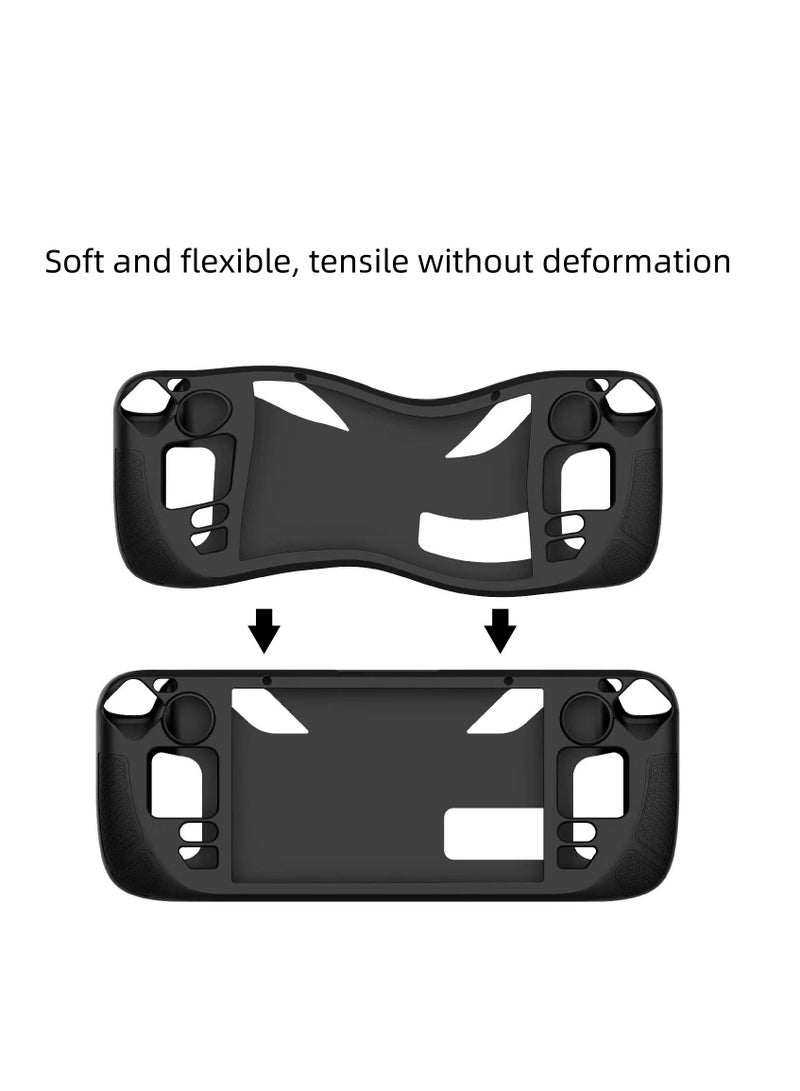 For Steam Deck Game Host Silicone Cover All Inclusive Silicone Protective Sleeve with Support - Image 5