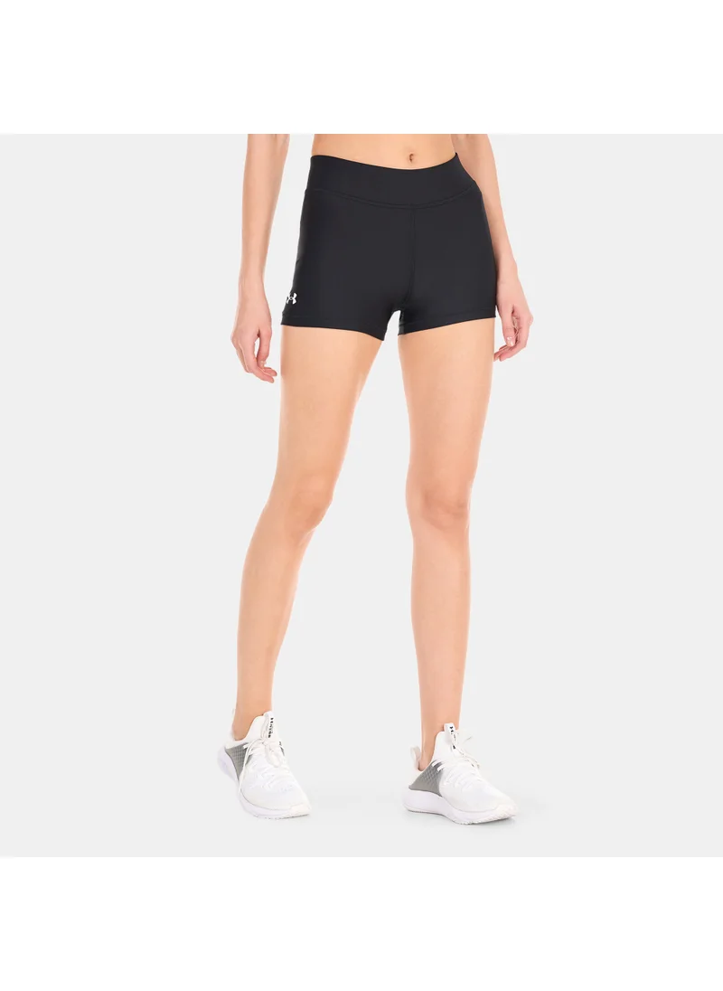 اندر ارمور Women's HeatGear® Armour Mid-Rise Shorts