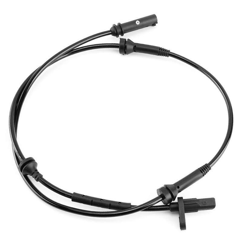 Front ABS Wheel Speed Sensor for X3 F25 X4 F26, 1pc Black - Durable ABS Material, Easy Installation, Direct OE Replacement 2105409108 for Accurate Vehicle Speed Detection - Image 1