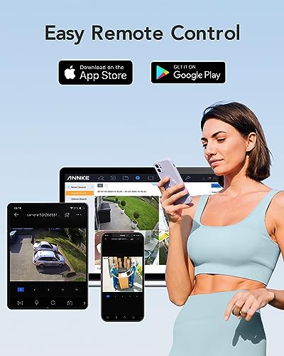 ANNKE 1080P Lite H.265+ 16CH Security Camera System, 5 in 1 Surveillance DVR and 16Pcs 1080P Outdoor Cameras, IP67 Waterproof, 2TB HDD, Smart Dual Light, View Remotely, Motion Detection - Image 5