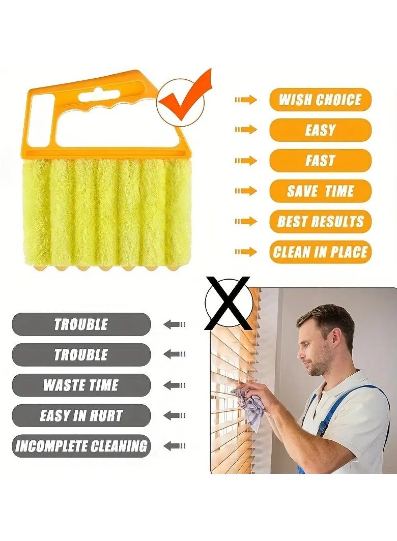 Goolsky 1pc, Washable Window Cleaning Brushes With Microfibers For Effortless Dust Collection And Blinds Cleaning  - Image 4