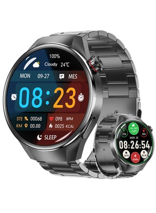 Men's Bluetooth Smartwatch, 1.75-Inch Full-Screen Touch, Bluetooth To Answer/Make Calls, Exercise And Sleep Monitoring, Message Notification Display, Universal Smart Bracelet For Android And IOS Systems, G5 Plus - pzsku/ZEF883E2C4BB746BF071DZ/45/1743045912/f096b134-c4f6-4499-ac89-c2fa9973b08d