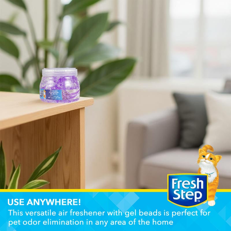 Fresh Step Litter Box Deodorizing Gel Beads in Soothing Lavender Scent - Pet Odor Neutralizing Beads for Pet Smells from Litter Box - 12 Ounce - Image 5