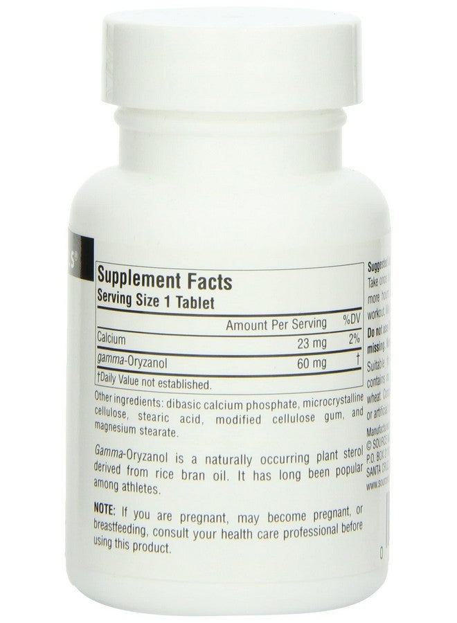 Source Naturals سورس ناتشورالز غاما أوريزانول 60 ملغ، 100 قرص - Image 3