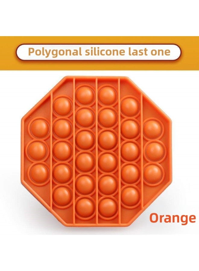 Decompression Pressure Plate Decompression Pressing Toys Early Education Training Desktop Chessboard Finger Plate Silicone Educational Cartoon-Color:P40-(Polygon) Destroy Mouse (purple) - Image 4