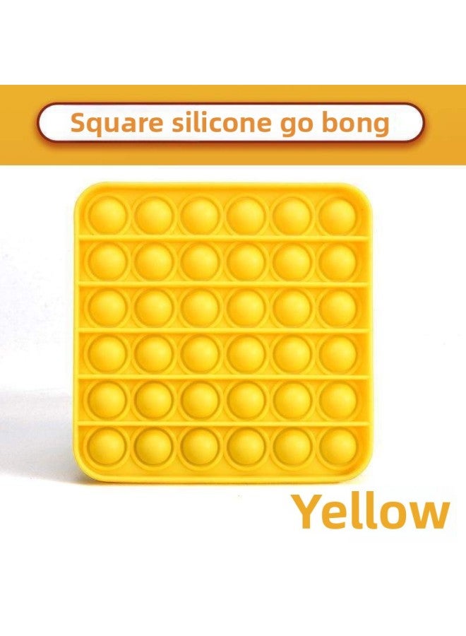 Decompression Pressure Plate Decompression Pressing Toys Early Education Training Desktop Chessboard Finger Plate Silicone Educational Cartoon-Color:P40-(Polygon) Destroy Mouse (purple) - Image 5