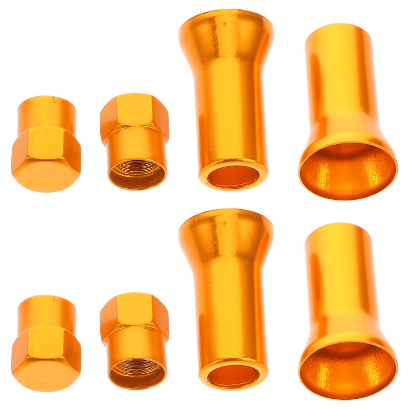 16 pcs Tire Valve Caps: Aluminum Alloy Valve Stem Caps Cover Motorcycle Air Covers Easy Installation Fit For Cars Motorcycles - Image 3