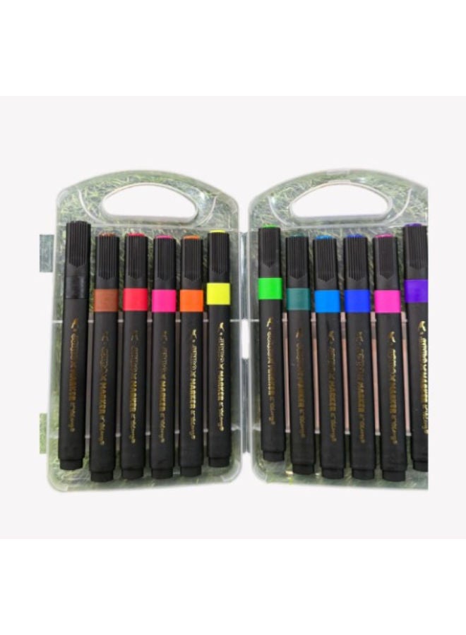YALONG Watercolour Pen | 12 Colors - Image 2