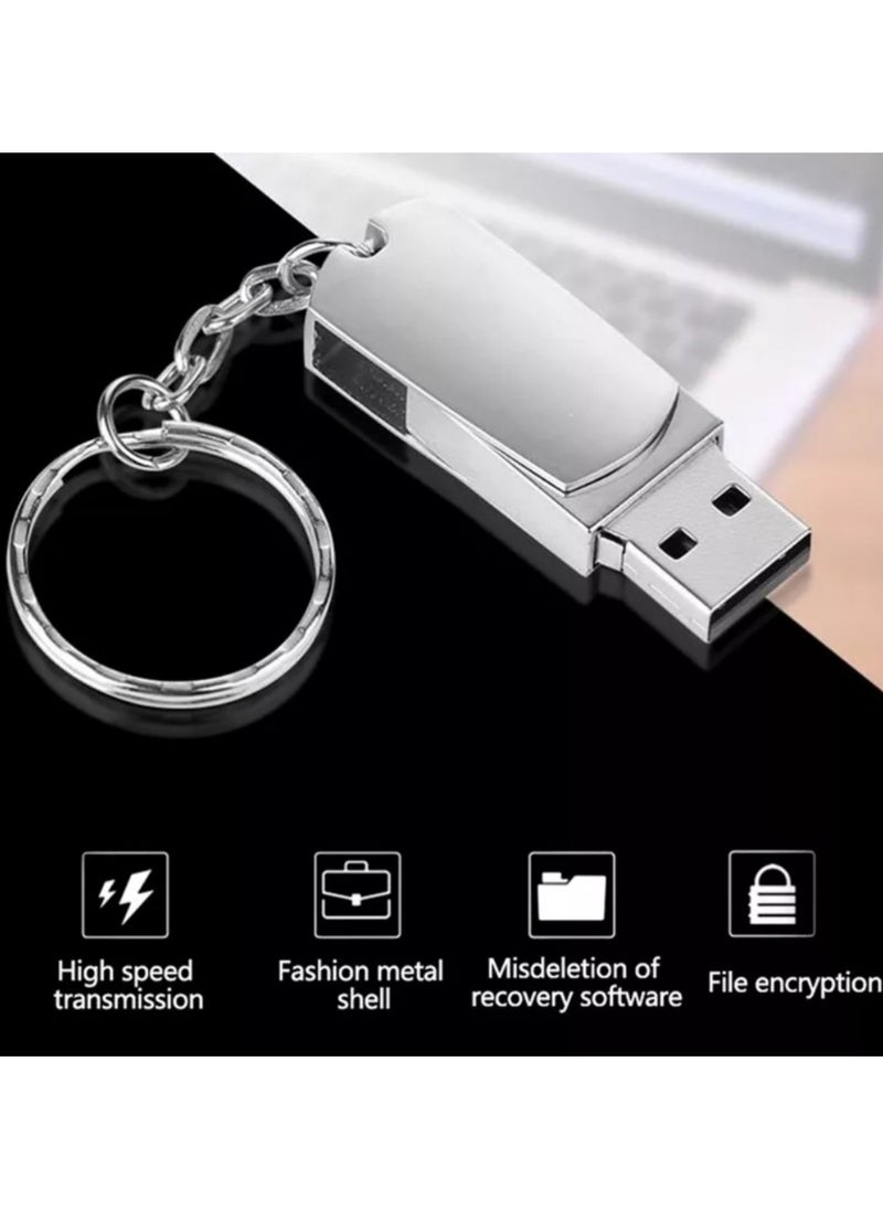 ارواق محرك فلاش USB 3.0 بسعة 8 تيرابايت عالي السرعة، حلقة مفاتيح معدنية  - Image 5