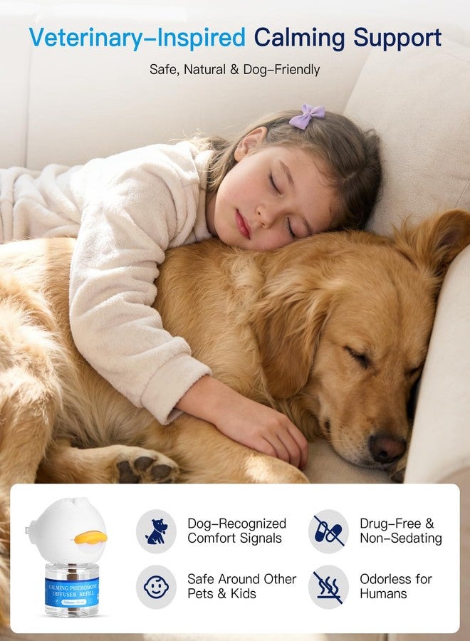 Accecraft Dog Calming Pheromone Diffuser Kit - Plug-in Anxiety & Stress Relief for Dogs, Helps Reduce Barking, Chewing, Aggression & Separation Anxiety - Drug-Free, Non-Sedating, 60-Day Supply - Image 5