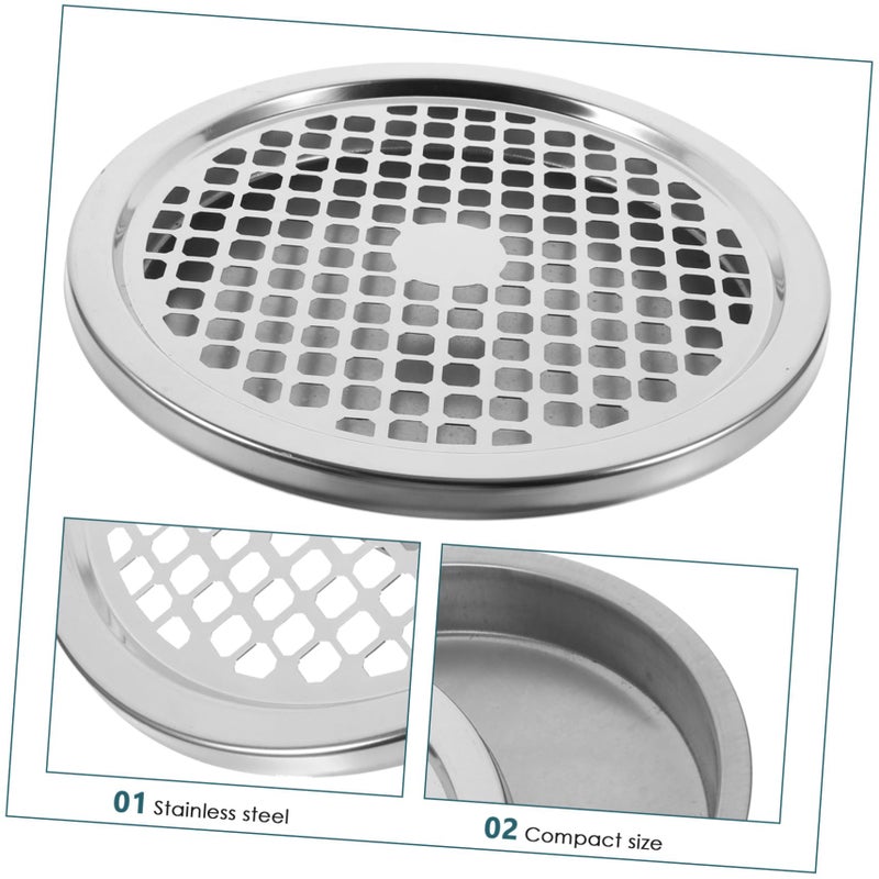 Stainless Steel Outdoor Trash Can Lid with Ashtray for Commercial Hotel Use - Image 4