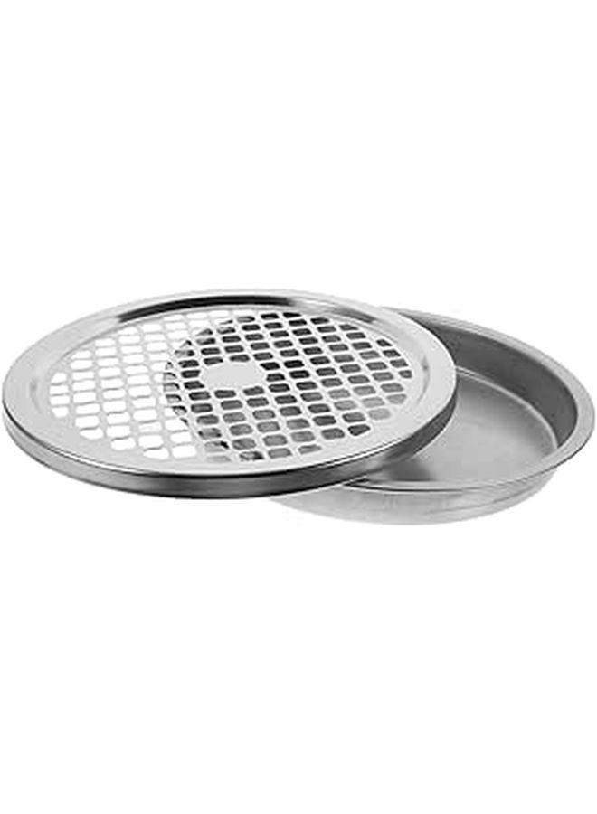 Stainless Steel Outdoor Trash Can Lid with Ashtray for Commercial Hotel Use - Image 1