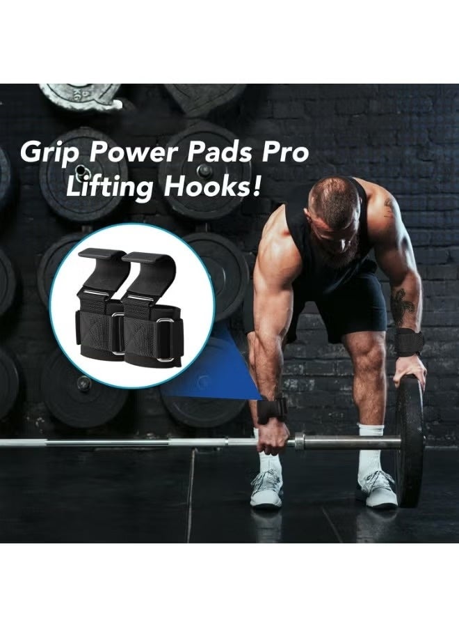 هومستر زوج واحد من خطايات رفع الوزن, حزام المعصم الرفع الثقيلة, دعم قبضة اليد للرفعات الميتة, سحب الارتفاعات, الكتفين, خطايات رفع الوزن, للرجال والنساء - Image 4