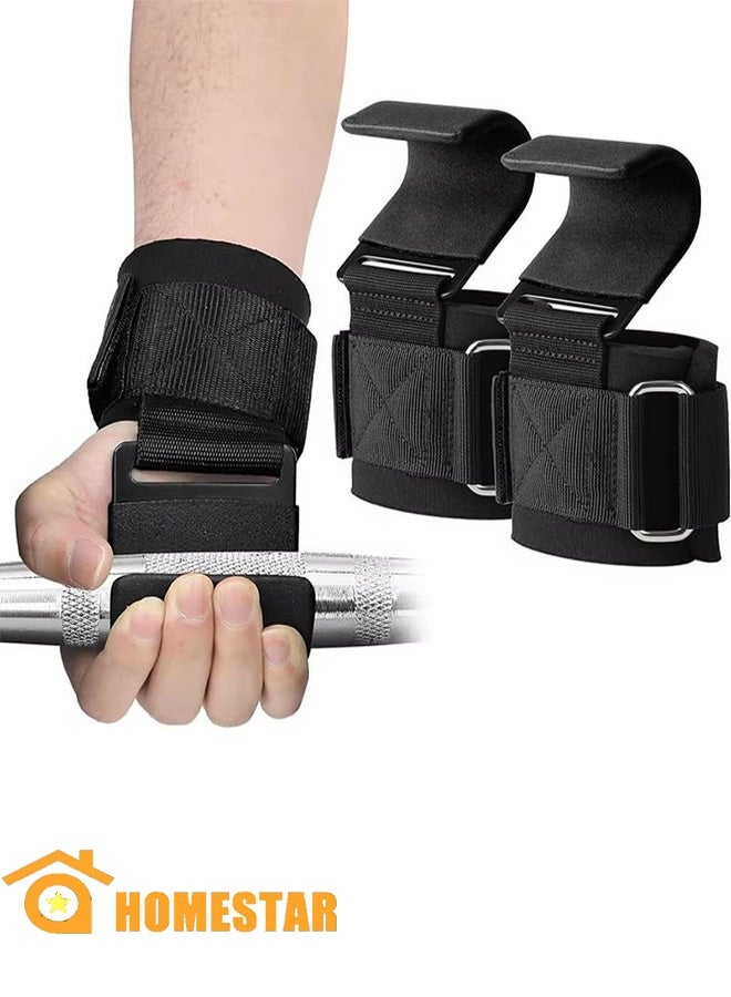 هومستر زوج واحد من خطايات رفع الوزن, حزام المعصم الرفع الثقيلة, دعم قبضة اليد للرفعات الميتة, سحب الارتفاعات, الكتفين, خطايات رفع الوزن, للرجال والنساء - Image 1