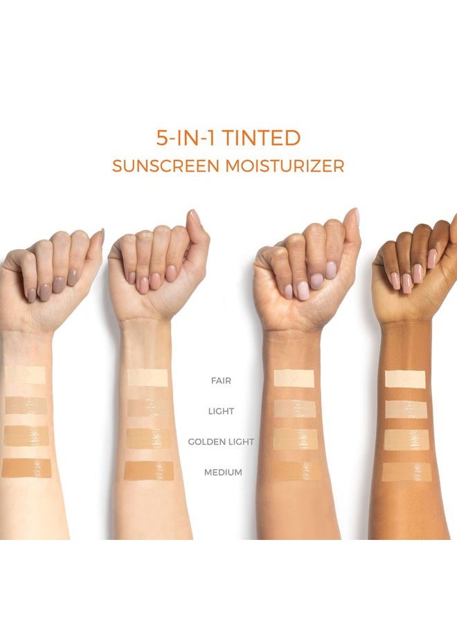 suntegrity 5 in 1 Natural Moisturizing Face Sunscreen - Tinted - GOLDEN LIGHT - Image 5